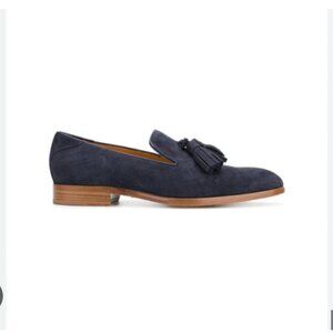 Jimmy Choo Foxley Suede Tassel Loafers Size 14 VGUC